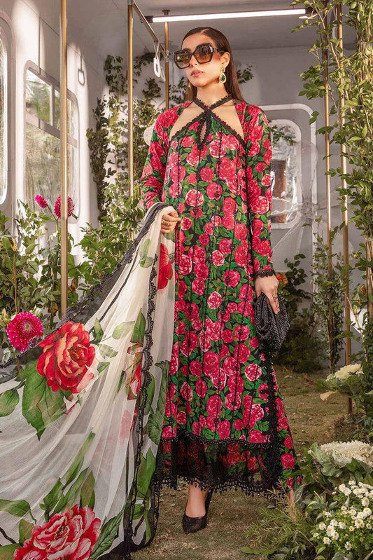 Maria B Rose Printed Lawn Replica