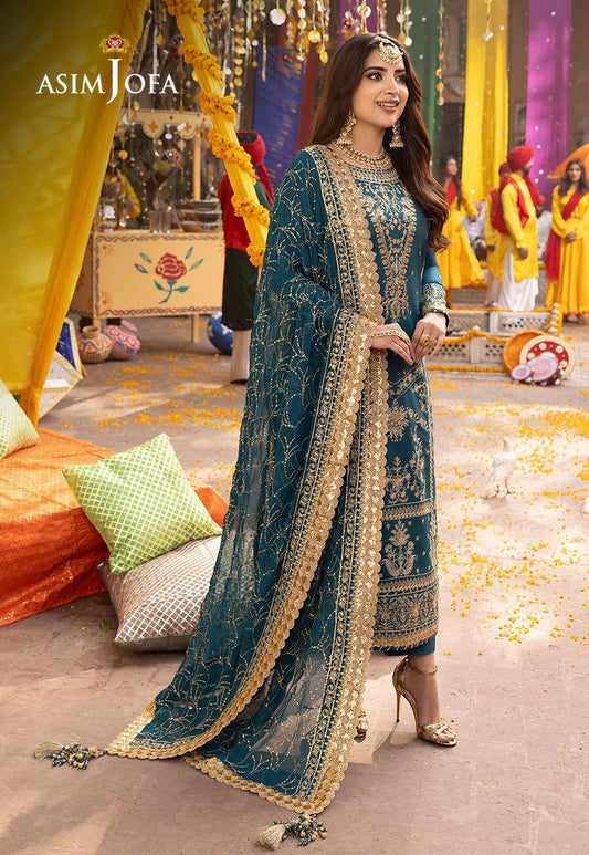 ASIM JOFA Zinc Chiffon Replica